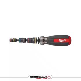 Milwaukee 744110559026 Multi Nut Driver With Shockwave Impact Duty Magnetic Drivers Red