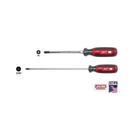 Milwaukee 882346278905 6 Inch #3 Phillips Screwdriver With Cushion Grip 8 3/16