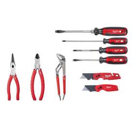Mt200-4-48-22-1503-48-22-6331 Milwaukee Screwdriver Set With Cushion Grip Fastback Utility Knife And