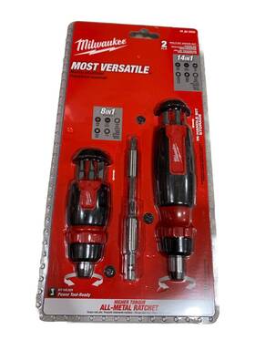 48-22-2905 Milwaukee Tool Multi-bit Screwdriver Chrome 24 Pcs