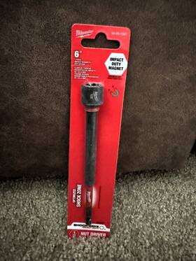 49-66-4587 Milwaukee Tool 1/2 Inch X 6 Shockwave Impact Duty Magnetic Nut 49-66-4587 Milwaukee Tool 1/2 Inch X 6 Shockwave Impact Duty Magnetic Nut