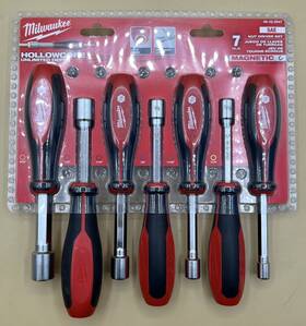 48-22-2547 Milwaukee Tools Sae Hollowcore Magnetic Nut Driver Set - 7 Pc Mvp027403
