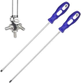 Mimoduck 741416221923 Slotted And Phillips Screwdriver Ph2 12 Inch Long Cross-head Flat Mimoduck 741416221923 Slotted And Phillips Screwdriver Ph2 12 Inch Long Cross-head Flat