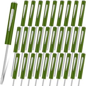 B0ckyl5zy8 Minatee 30-pcs Pocket Screwdriver Set Slotted Magnetic Mini Tops With Clips