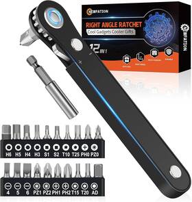 Ras-22 Misteli Ratcheting Screwdriver Men Gifts-right Angle For Tight Space Cool Ga