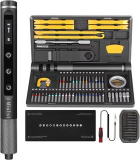 Miulsi 313037169153 Mini Electric Screwdriver Set 81-in-1 Precision - 5 To