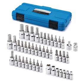 Mixpower 45 Pieces Master Combination Bit Socket Set Torx Hex External