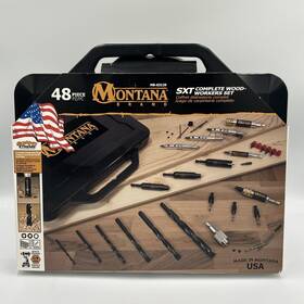 Mb-63129 Montana Brand 48 Piece Complete Wood Workers Set - New