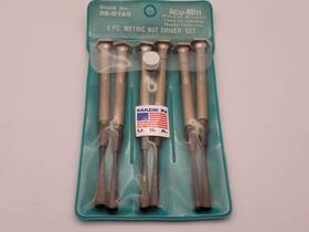 58-0165 Moody 736902395851 Metric Nut Driver Set - 2/2.2/2.5/3/3.5/4mm Acu-min Usa