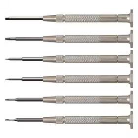 57-0116 Moody Tool Steel Handle Screwdriver Set Slotted 6 Pcs