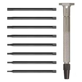 58-0280 Moody Tool Steel Handle Star Driver Set 9 Pc