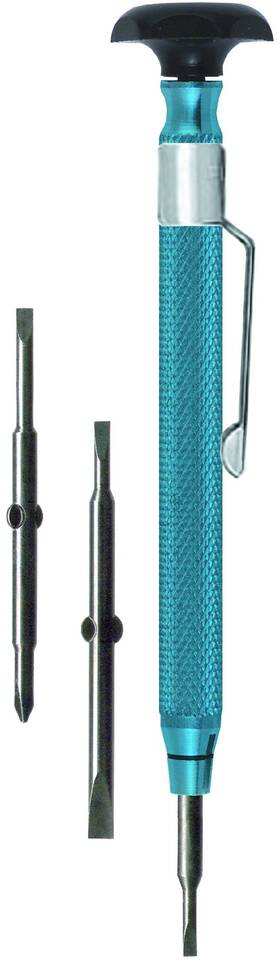 55-0217 Moody Tools 018018502171 Reversible Tip Chromium Vanadium Steel Screwdriver Set 4-piece