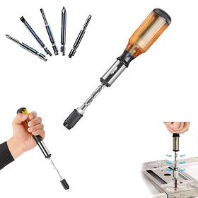 Mrisata53nxi9sebg-10267583 Mrisata Push Pull Ratchet Screwdriver Adjustment Spiral With 5 Replaceable Heads Mrisata53nxi9sebg-10267583 Mrisata Push Pull Ratchet Screwdriver Adjustment Spiral With 5 Replaceable Heads