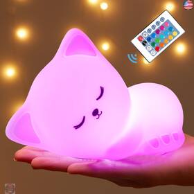 Gjwh102224w4 Mubarek Night Light For Kids Lamp Baby 16 Colors Cute Nursery