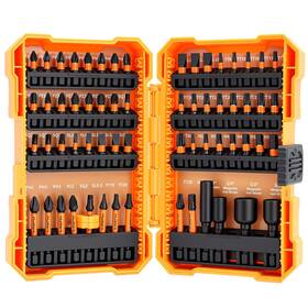 Mulwark 53918 63-piece Impact Driver Bit Set Rated S2 Steel Black