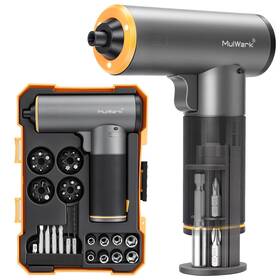 Mulwark 810130871001 Electric Screwdriver Set 4v Cordless With 46 Precision Driver Bi