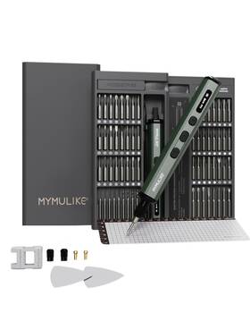 Aa001 Mymulike Mini Electric Screwdriver Set 78 In 1 Small Precision Kit 65 Pr