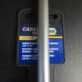 Sds1212 Napa 664766568190 Carlyle Screwdriver 3/8 In Round Blade Slotted