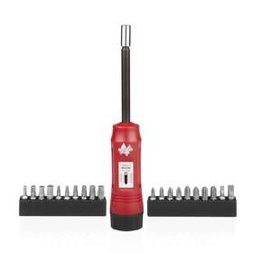 10573b Neiko 785533972665 1/4 Inch Torque Screwdriver Set 20 Hex Bits 10 To 50 In-lbs Long Shank