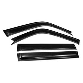 Newbailun 411138829321 Wajir 4pcs Sun Rain Deflector Guard Window Visors Front Rear Left Driver Righ