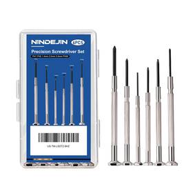 Nindejin 705353035098 6pcs Precision Screwdriver Set Flathead And Phillips Screw Repair Kit Fo Nindejin 705353035098 6pcs Precision Screwdriver Set Flathead And Phillips Screw Repair Kit Fo