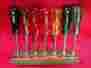 Hs-8-16 No.17 Xcelite Vintagexcelite Nutdriver Set 7pc 3 16 7 32 1 4 9 5 11 8