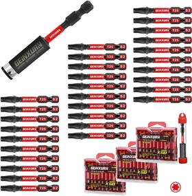Amt25050-031 Nobrand 30 Pcs 2 Inch T25 Magnetic Screwdriver Bit Set S2 Steel Star Bits With Holder