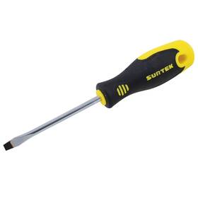 D206 Nobrand Surtek Bi-material Screwdriver Round Shank Flat Tip 5/16x6 Inch