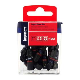 Nibpi660 Norske 628204628600 Tools Impact Torsion Screwdriver Bit 1 Inch No.2 Ph 20pcs
