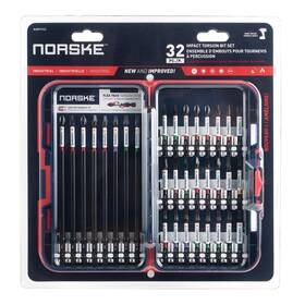 Nibpi723 Norske 628204629232 Tools Impact Torsion 32 Pc Screwdriver Bit Set