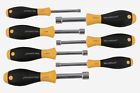 34390 Nut Set Driver Sae 7 Softfinish Piece Hollow Wiha Shaft