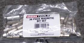 Oem Tools 076812241474 36 Piece Magnetic Bit Set 24147