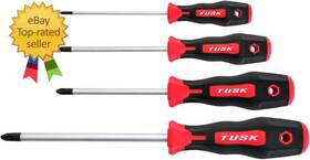 Off-road 313032954990 Jis Screwdriver Set 4 Piece #0 #1 #2 #3 - Magnetic Tips And Molded Ergonomic