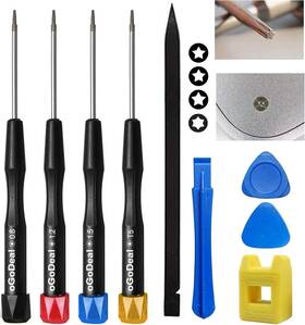 Ogodeal 445019970938 P2 P5 P6 Pentalobe Screwdriver 5 Pointed Star 0.8mm 1.2mm And 1.5mm