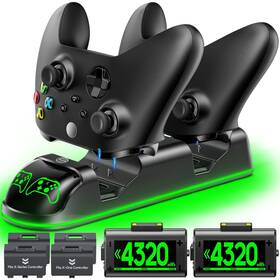4320mwh Oivo 972861549636 Xsx Controller Charger Station With 2 Packs Rechargeable Battery For
