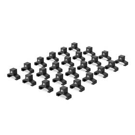 Olsa Tools 629269000417 Black Springloaded Socket Clips 24pack 3/8inch Drive Holder