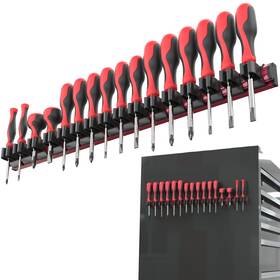 Olsa Tools 753510097038 Magnetic Screwdriver Organizer Professional Quality Tool Holder