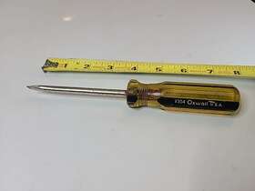 Oxwall V304 Usa Flat Head Screwdriver 7 1/2 Inch Vintage