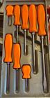 Pak434311 Snap On Screwdrivers Combination Hard Handle Set Of Orange