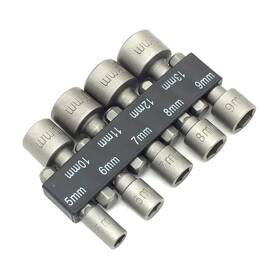 Panovos 614591674092 Panovo 9pcs Power Hand Driver Drill Tools Set 5-13mm Metric Socket Wrench