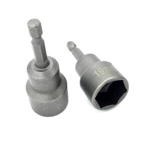 Panovos 614591674610 2pc Leveling Scissor Rv-jacks Socket Drill Adapter With 1/4 One Size