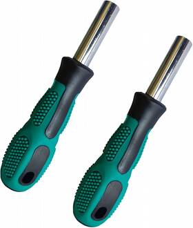 Panshiyon 445047269226 Bit Driver Handle 2 Pieces 1/4 Inch Screwdriver 6.35mm Mini Short Strong
