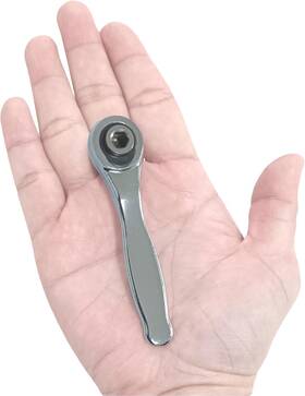 Psy240316 Panshiyon Mini Ratchet 1/4 Inch Drive Micro Ratcheting Bit Driver 72-tooth Offset 90 Degre