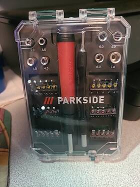 Parkside 055334949286 Precision Bit And Metric Nut Driver Set. New