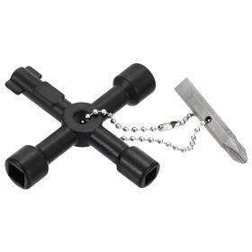 Pta221117tt0012 Patikil Multi-functional Universal Cross Key 4 Way Gas Water Meter Wrench With