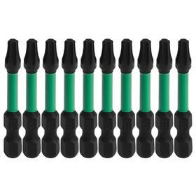 T25-50mm-10-de Paya Tools T25 Security Bit Set Tamper Proof Torx Impact Driver 1/4 Inch Hex