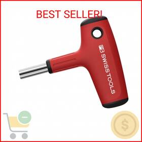1254-10-30m Pb Swiss Tools Stubby Crosshandle Driver For 1/4 Inch Screwdriver Bits