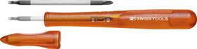 21215 Pb Swiss Tools Small Insider Pen Screwdriver Slim Handle Reversible Blade