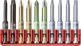10-pie Pb Swiss Tools 610733293735 Phillips Flat Pozidriv Torx Bit Block E6.713 Cn 100% Made