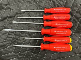8244.cbb Pb Swiss Tools 8244 Swissgrip Screwdriver Set Slotted And Phillips 6 Pcs